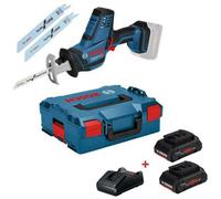 Bosch Gsa 18 V-Li C Compact Reciprocating Sabre Saw - + L-Boxx + 2 X 4Ah Procore