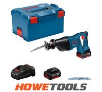 Bosch Gsa 18V-Li 18V Cordless Reciprocating Saw 2X 5.0Ah Battery Charger + Lboxx