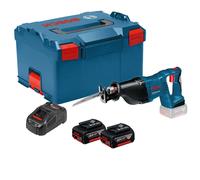 Bosch Gsa 18V-Li 18V Cordless Reciprocating Saw 2X 5.0Ah Battery Charger + Lboxx