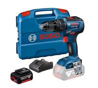 Bosch GSB 18V-55 18V Brushless Combi Drill + 2 x 5Ah Batteries, Charger & Case