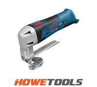 Bosch Professional 12V System GSC 12V-13 cordless metal shears (incl. hex key, 1x upper and lower cutter for metal shears, L-BOXX inlay, without battery/charger)