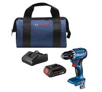 BOSCH GSR18V-400B12 18V Compact Brushless 1/2 in. Drill/Driver Kit with (1) 2.0 Ah Slimpack Battery