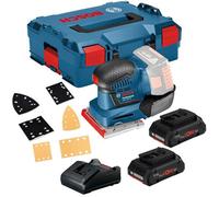 Bosch Gss18V-10 18V Multi Base Orbital Detail Sander +3 Plates 2 X 4Ah Procore