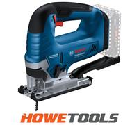 Bosch Professional 18V System Cordless Jigsaw GST 18V-125 B (with Bow Handle, Bevel cuts up to 45° Angles, 1 x Jigsaw Blade, dust Extraction Set)