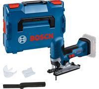 Bosch Professional 18V System Cordless Jigsaw GST 18V-125 S (Ideal for Curved cuts and Section cuts, SDS Saw Blade Holder, incl. 1x Jigsaw Blade, dust Extraction Set, L-BOXX)