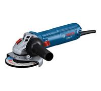 Bosch Professional Corded Angle Grinder GWS 12-125 (110 V, disc Ø: 125mm, Auxiliary Handle, incl. Protective Guard, Backing Flange, Locking nut, Two-Hole Spanner)