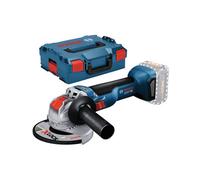 Bosch Gwx 18 V-10 125mm Brushless Cordless 18V X-Lock Angle Grinder Bare & Lboxx