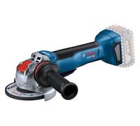 Bosch Professional X-Lock Cordless Angle Grinder GWX 18V-10 P (Brushless Motor, Equal Power to a 1,000 W Corded Grinder, Protection Switch, Kickback Control, X-Brake)