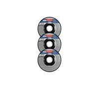 BOSCH GWX27LM450P3 4-1/2 In. X-LOCK® Metal Grinding Wheels - 3 Pack, 30 Grit, Type 27
