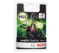 Bosch H11 (711) Longlife Daytime Headlight Bulb - 12 V 55 W PGJ19-2 - 1 Bulb