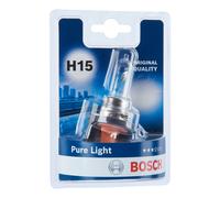 Bosch H15 12V 15/55W Pure Light Spotlight & Side Light Bulb Single