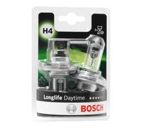 Bosch H4 12V 60/55W Longlife Daytime Performance Upgrade Car Headlight Bulbs Twin Pack