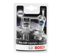Bosch H4 12V 60/55W Plus 120 Gigalight Performance Upgrade Car Headlight Bulbs Twin Pack