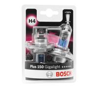 Bosch H4 12V 60/55W Plus 150 Gigalight Performance Upgrade Car Headlight Bulbs Twin Pack