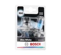 Bosch H4 12V 60/55W Ultra White Performance Upgrade Car Headlight Bulbs Twin Pack