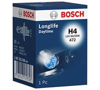 Bosch H4 (472) Longlife Daytime Halogen Headlight Bulb, 12 V 60/55 W