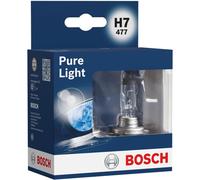 Bosch H7 (477) Pure Light Headlight Bulbs - 12 V 55 W PX26d - 2 Bulbs