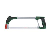 Bosch Hacksaw 300mm (Universal Hacksaw with Durable Bi-Metal Saw Blade for Precise Cutting in Metal, Wood, Plastic and More; 24 TPI; 45°/90° Cutting Angle; Ergonomic Softgrip)