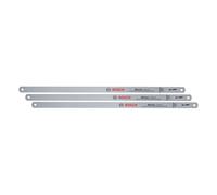 Bosch Hacksaw Blades Clean 300mm 3-Piece (Accessories for Hacksaw 300mm; 32 TPI; Durable Bi-Metal Blade for Clean Cuts in Metal, Wood, Plastic, Composite Materials)