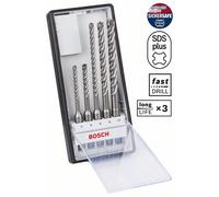 Bosch Hammer Drill Set SDS-plus-7X Robust Line 5 Pieces 5 - 10 mm 2608576199 5/6