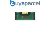 Bosch Home and Garden Spirit Level 12 cm (Compact Mini Level; Precise Alignment with Fluorescent Bubble for Horiziontal Reading; Aluminum Body, Softgrip Bumpers; V-Groove)