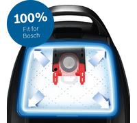 Bosch Hausgeräte BBZ16GALL x PowerProtect Locking Suitable for All Series Except BSG8, BSN1, 16 Vacuum Cleaner Bags
