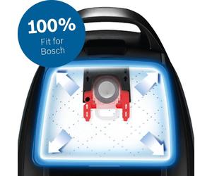 Bosch Hausgeräte BBZ16GALL x PowerProtect Locking Suitable for All Series Except BSG8, BSN1, 16 Vacuum Cleaner Bags