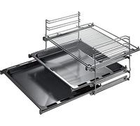 Bosch Hausgeräte Bosch HEZ438301 accessories for ovens, 3-fold telescopic pull-out, stainless steel