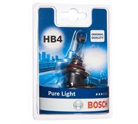 Bosch HB4 (9006) Pure Light Headlight Bulb - 12 V 51 W P22d - 1 Bulb