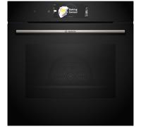 Bosch HBG7784B1 60cm Series 8 Pyrolytic Electric Built in Single Oven With Air Fry Function In Black