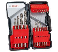Bosch Hex Drill Bit Set (18 Piece) - Hss-G