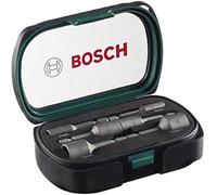 Bosch Hex Magnetic Nut Driver Set 6pc 6-13 mm - Steel Nutsetter Bits with 1/4...