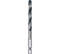 Bosch 1x Metal HSS Twist Drill Bit with Hex Shank (for Steel, Non-Ferrous Metals, Ø 6,00 mm, Professional Accessory Drill Drivers)