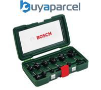 Bosch HM Wood Router 8mm Set 1/4" Milling Set 12 Piece 2607019465