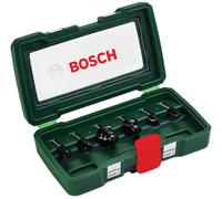 Bosch Hm Wood Router 8mm Set 1/4" Milling Set 6 Piece 2607019462