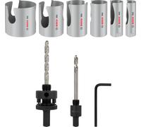 Bosch Hole Saw PRO Construction Material Threaded Hole Saw Set, 20/25/35/40/51/6