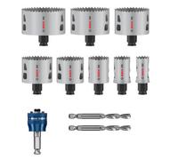 Bosch Hole Saws Sets Pro Multi Material Pc Plus Hole Saw Set 11 Pcs 2608594430