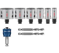 Bosch Hole Saws Sets Pro Multi Material Pc Plus Hole Saw Set 9 Pcs 2608594429