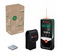 Bosch AdvancedDistance 50C digital laser measure (measure distance precisely up to 50m, touch display, measuring functions with integrated assistance, in E-Commerce cardboard box)