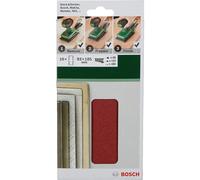 Bosch Home and Garden 2609256A86 10-Piece Sanding Sheet Set for Orbital Sanders 93 x 185, 4 x 60 4 x 120 2 x 180