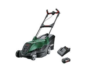 Bosch Home and Garden AdvancedRotak 36V-44-750 battery powered mower (lawn mower; 36 volt system; cutting width: 44 cm; kit, with battery and charger)