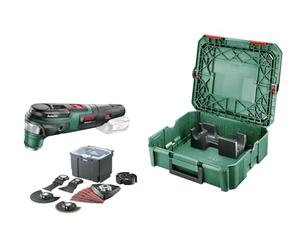 Bosch Home and Garden Multi Tool AdvancedMulti 18 (Without Battery, 18 Volt System, Universal Accessory Set, in SystemBox|Size S) - Amazon Edition