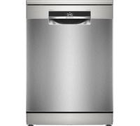 Bosch Home Connect SMS6ECI15E Series 6, Dishwasher, Freestanding, Extra Clean Area: Intensive Cleaning for Stubborn Dirt, Remote Diagnosis, Steel, 60 cm