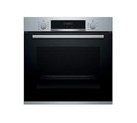 Bosch Home & Kitchen Appliances Bosch HBS573BS0B Serie 4 Built-in Oven with Pyrolytic Cleaning, 3D Hotair, Autopilot 10, LED display control, 60 x 60 cm, Stainless steel