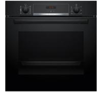 Bosch HQA534BB3B Series 4 - Black 71L Built-In Electric Single Oven with added