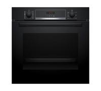 Bosch HQA574BB3B Series 4 Black Electric Single Oven with Steam Function
