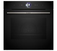 Bosch HSG7364B1B Series 8 Black Electric Single Oven with Steam Function