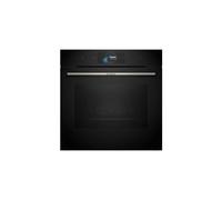 Bosch HSG7584B1 Series 8, Smart Recessed Steam Oven, 60 x 60 cm, 1 L Water Tank, Digital Control Ring, TFT Touch Screen Pro, Perfect Steam Steam Sensor, Steam Function Plus, Warm Air Soft