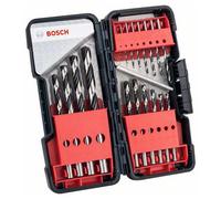 Bosch 2608577350 Metal Twist Drill HSS-Set 18-Piece PointTeQ in Box, 1-10 mm
