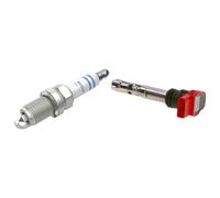 Bosch Ignition Service Kit ( Spark Plugs + Ignition Coil) fits Audi A6 C6